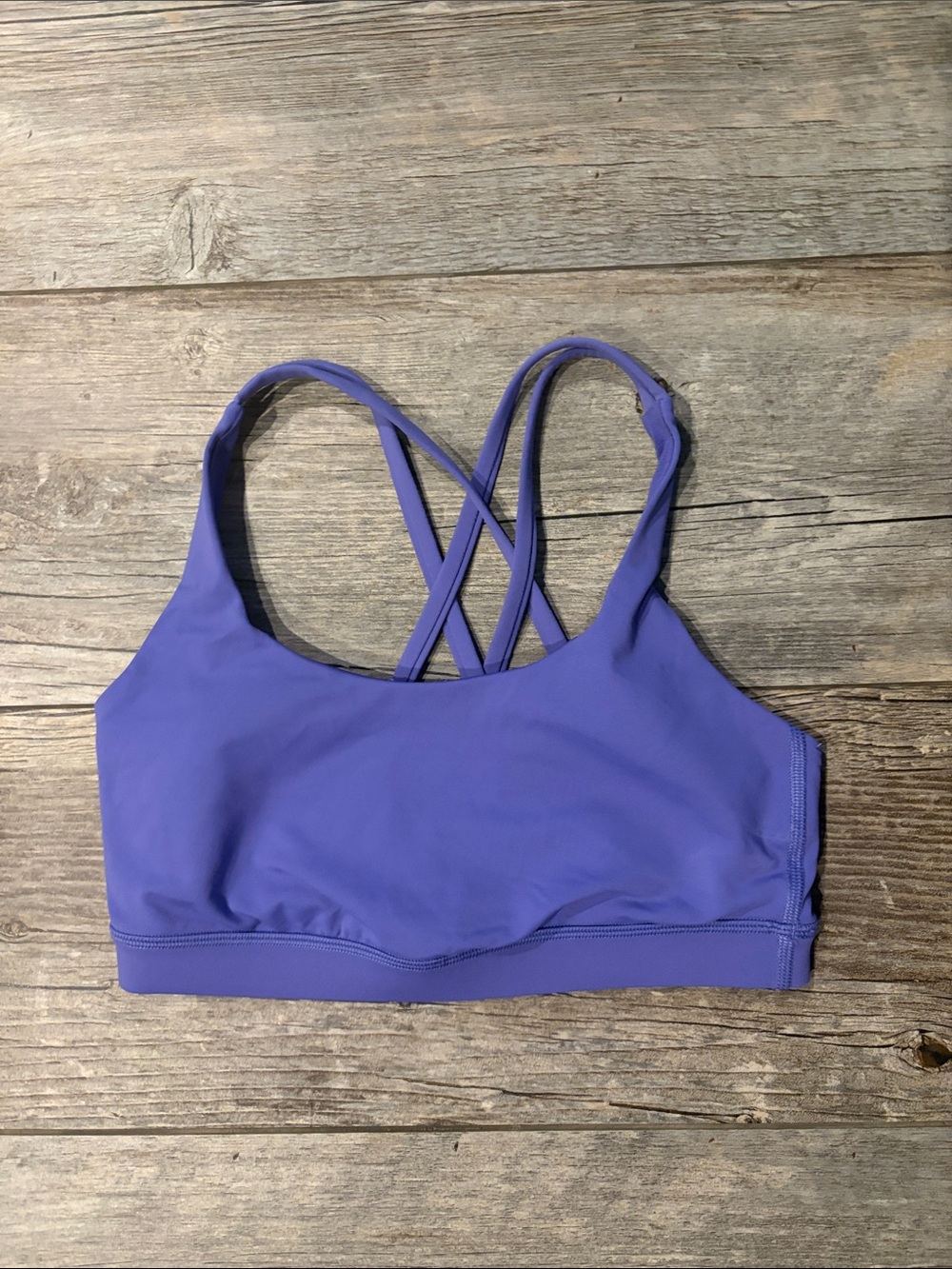 Lululemon purple energy bra sz 6